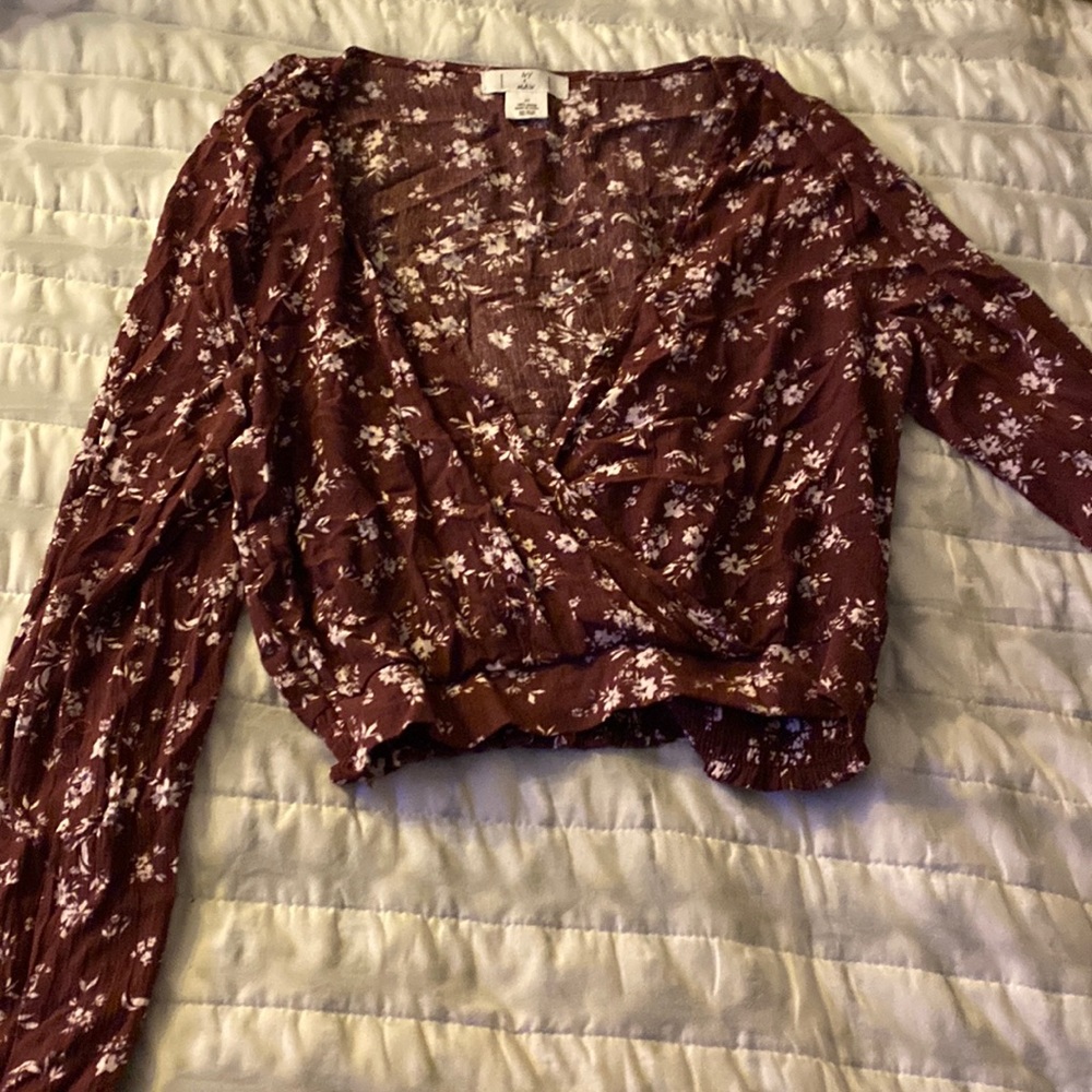 floral blouse